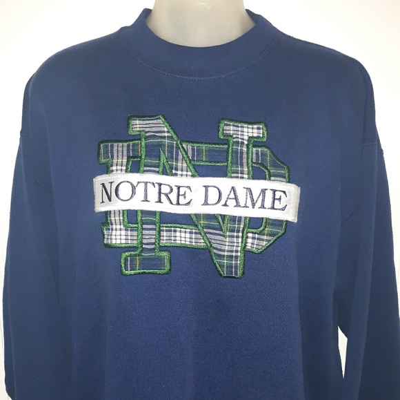 notre dame crew sweatshirt